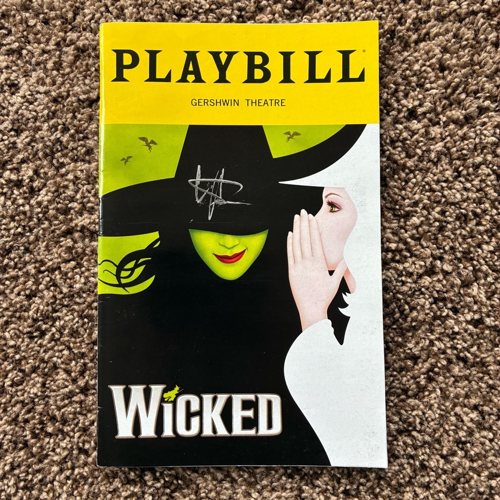 Wicked Signed Playbill